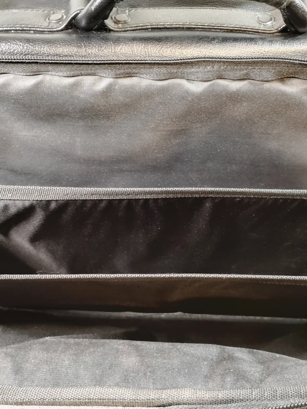 Rafael Black Leather Briefcase, Laptop Messenger/Travel Bag